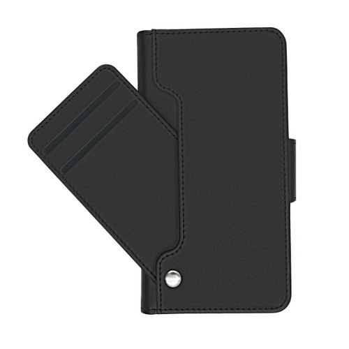 iPhone 11 Pro Max Plånboksfodral Extra Kortfack Rvelon - Svart