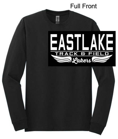 BLACK LONG SLEEVE T-SHIRT (YOUTH AND ADULT) emstf