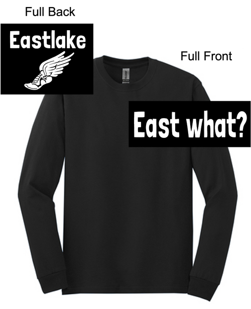 BLACK LONG SLEEVE T-SHIRT (YOUTH AND ADULT) emstf2