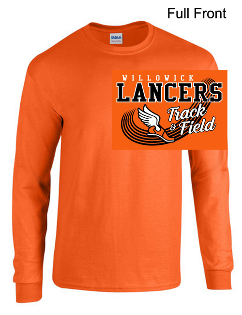 ORANGE LONG SLEEVE T-SHIRT (ADULT) lantf