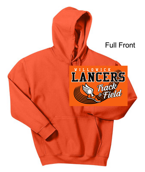 ORANGE HOODED SWEATSHIRT (YOUTH AND ADULT) lantf