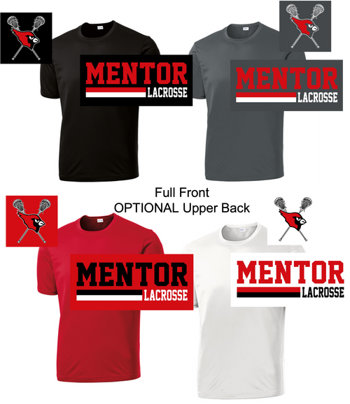 PERFORMANCE TEE - SHORT SLEEVE (ADULT AND YOUTH) mhslax2lineopt