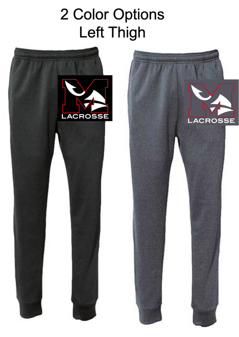 POLYESTER JOGGER PANTS WITH POCKET (YOUTH AND ADULT) mhslaxthigh