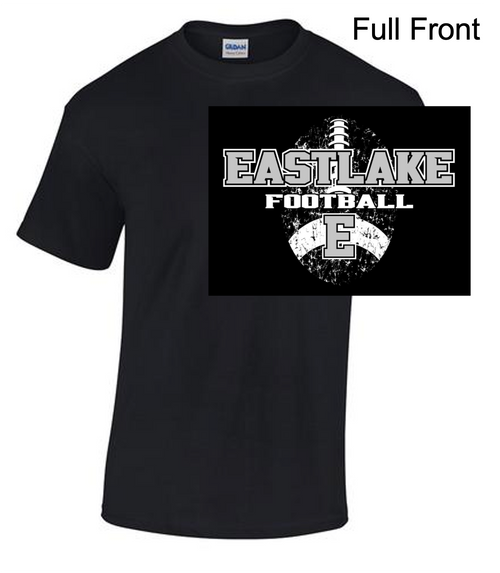 BLACK SHORT SLEEVE COTTON T-SHIRT (ADULT AND YOUTH) emsfb