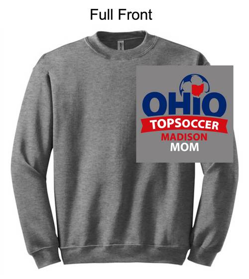 GRAPHITE HEATHER CREW SWEATSHIRT (ADULT)  topsocmom