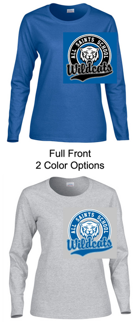 LADIES LONG SLEEVE T-SHIRT (LADIES) allsaintcircle