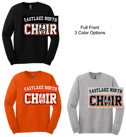 LONG SLEEVE T-SHIRT (YOUTH AND ADULT) northchoir