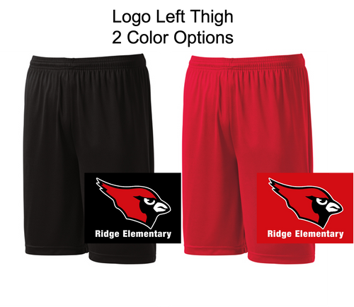 POLYESTER 9" SHORTS (YOUTH AND ADULT) ridgementor