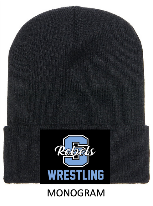 BLACK KNIT BEANIE HAT (ONE SIZE) southwr