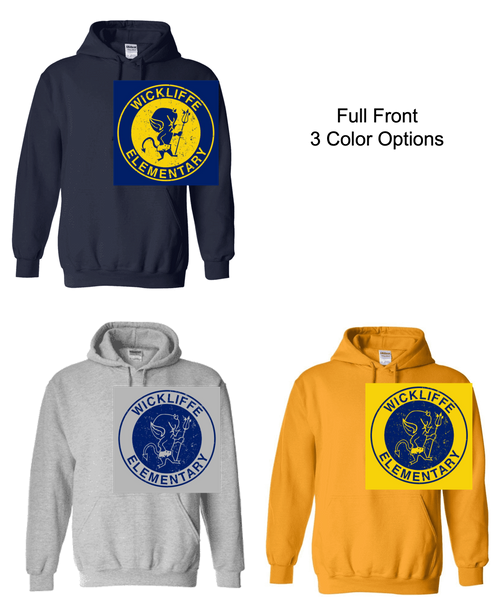 HOODED SWEATSHIRT (YOUTH AND ADULT) wickelemcircle