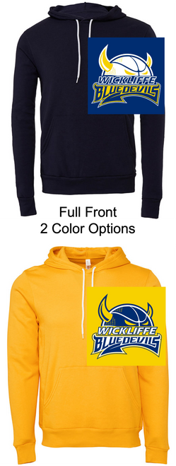 HOODED SPONGE FLEECE SWEATSHIRT (ADULT AND YOUTH) wickbbb