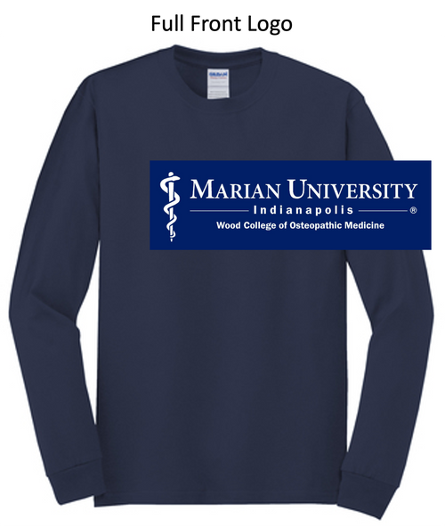 NAVY LONG SLEEVE T-SHIRT (YOUTH AND ADULT) marian