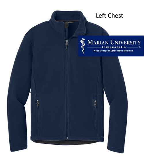 NAVY FLEECE JACKET (ADULT AND LADIES) marian