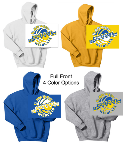 HOODED SWEATSHIRT (YOUTH AND ADULT) sjvbasketyr