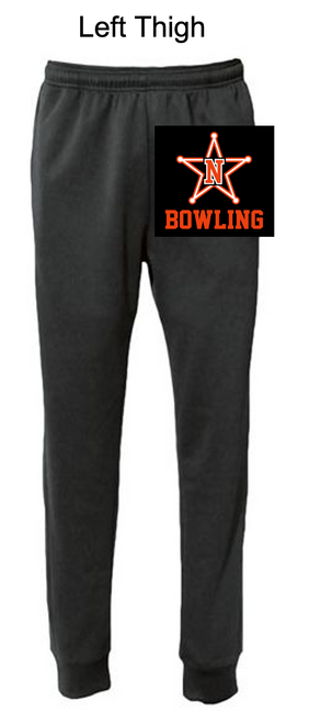 BLACK POLYESTER JOGGER PANTS WITH POCKET (YOUTH AND ADULT) northbowl