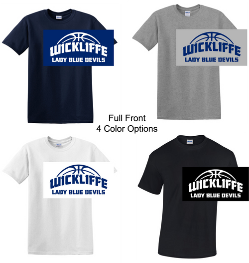 SHORT SLEEVE COTTON T-SHIRT (ADULT AND YOUTH) wickgbbball