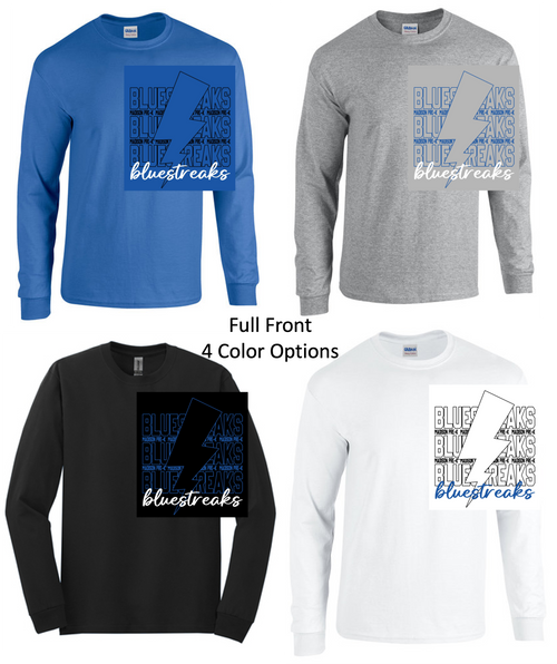 LONG SLEEVE T-SHIRT (YOUTH AND ADULT) madprekbolt LONG SLEEVE T-SHIRT (YOUTH AND ADULT) madprekbolt