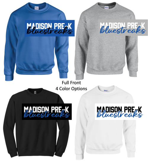 CREW SWEATSHIRT (YOUTH AND ADULT)  madprekprek CREW SWEATSHIRT (YOUTH AND ADULT)  madprekprek