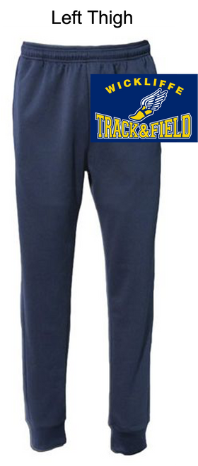 NAVY POLYESTER JOGGER PANTS WITH POCKET (YOUTH AND ADULT) wicktfthigh