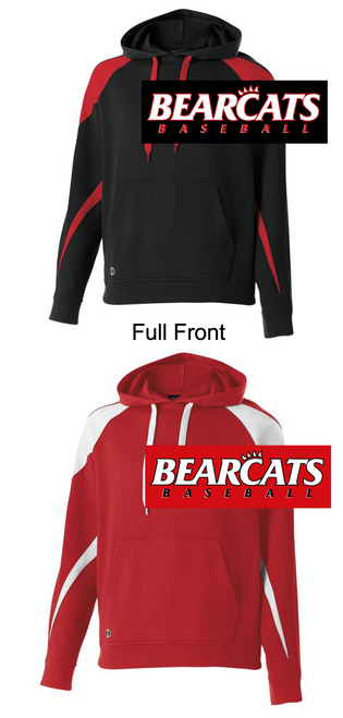 COTTON/POLYESTER FLEECE HOOIDE (YOUTH AND ADULT) bearcat