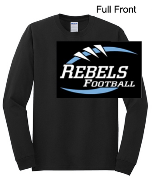 BLACK LONG SLEEVE T-SHIRT (YOUTH AND ADULT) litrebfb2