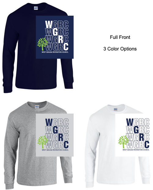 LONG SLEEVE T-SHIRT (YOUTH AND ADULT) wgrcwgrc