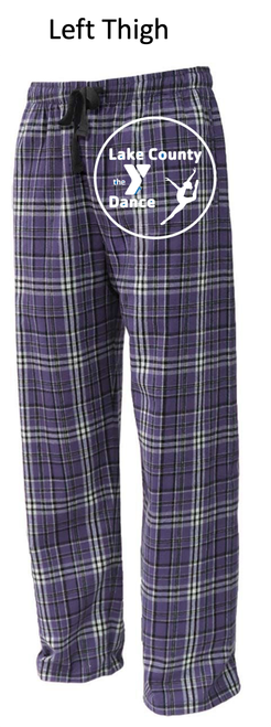 PURPLE AND WHITE FLANNEL PANTS WITH POCKET (YOUTH AND ADULT) ydancethigh