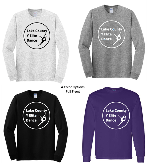 LONG SLEEVE T-SHIRT (YOUTH AND ADULT) ydanceelite