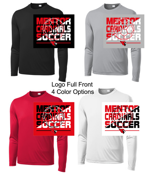 PERFORMANCE TEE - LONG SLEEVE (ADULT AND YOUTH) mensocboyball