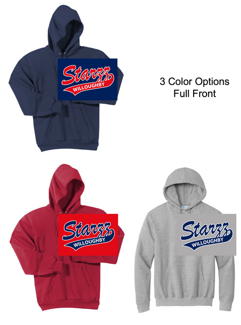 HOODED SWEATSHIRT 9oz (YOUTH AND ADULT) starzztail