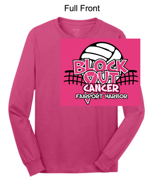SANGRIA LONG SLEEVE T-SHIRT (YOUTH AND ADULT) fairvolleycure