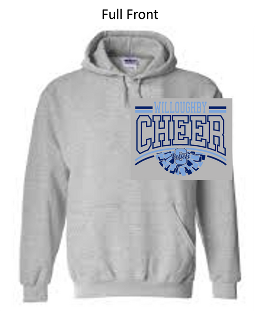 SPORT GREY HOODED SWEATSHIRT (YOUTH AND ADULT) warch