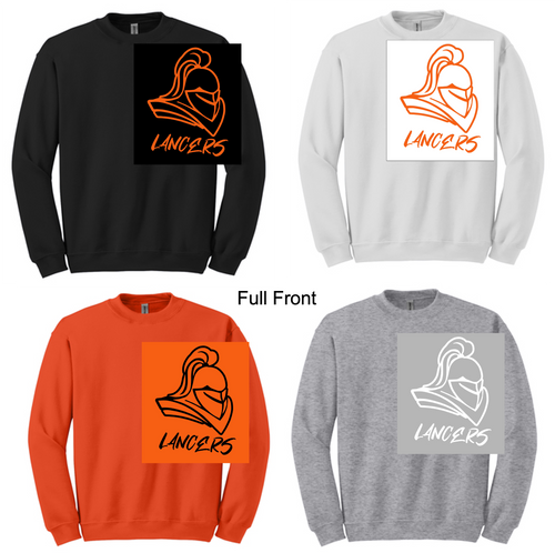 CREW SWEATSHIRT (YOUTH AND ADULT) lanall1color