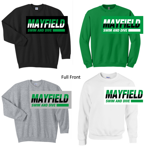 CREW SWEATSHIRT (YOUTH AND ADULT)  mayswimdive
