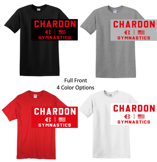 SHORT SLEEVE COTTON T-SHIRT (ADULT AND YOUTH) chardongymch