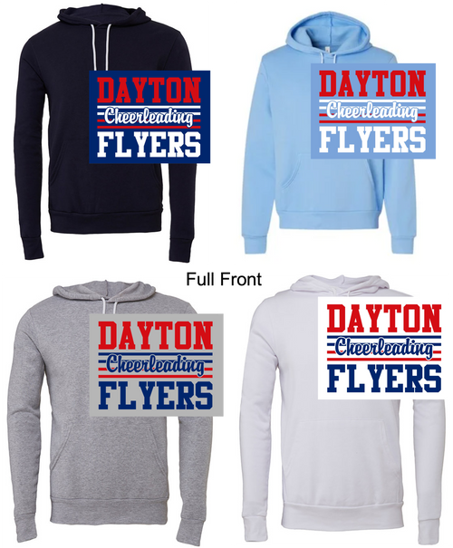 HOODED SPONGE FLEECE SWEATSHIRT (ADULT AND YOUTH) daytonchlines