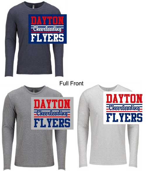 LONG SLEEVE TRIBLEND T-SHIRT (ADULT) daytonchlines