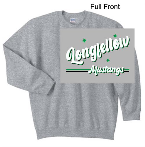 SPORT GREY CREW SWEATSHIRT (YOUTH AND ADULT)  longfelllongfellow