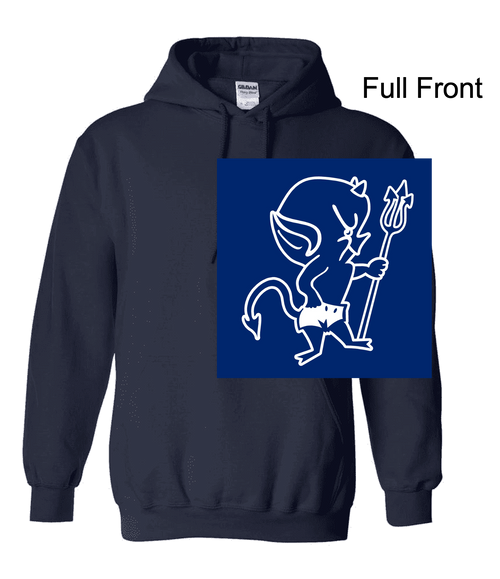 NAVY HOODED SWEATSHIRT (YOUTH AND ADULT) wickgbbonlydev