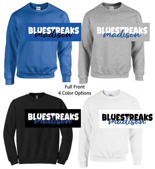 CREW SWEATSHIRT (YOUTH AND ADULT)  madielemscript