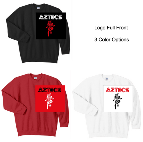 CREW SWEATSHIRT (YOUTH AND ADULT) aztecsfull