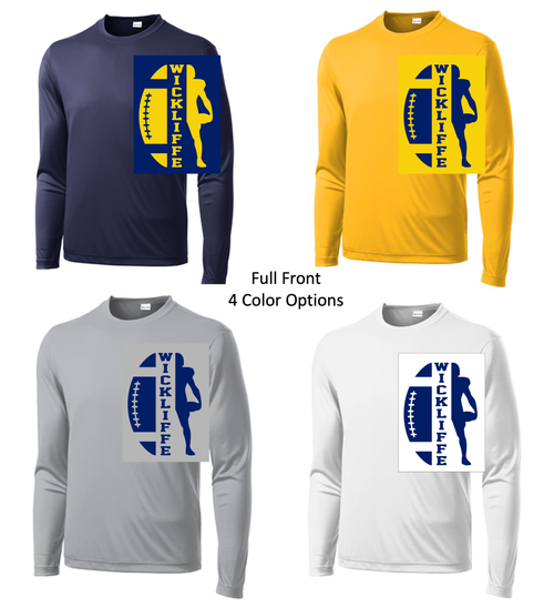 PERFORMANCE TEE - LONG SLEEVE (ADULT AND YOUTH) wickfb1color