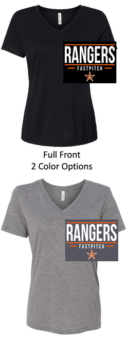 RELAXED LADIES VNECK T-SHIRT  (LADIES) northsoftstar