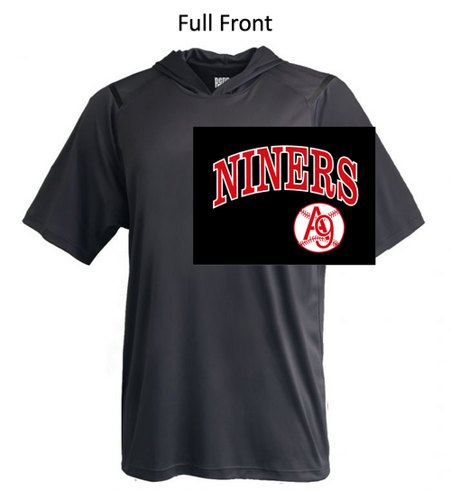 BLACK POLYESTER SHORT SLEEVE LIGHT WEIGHT (ADULT AND YOUTH) andy9nine