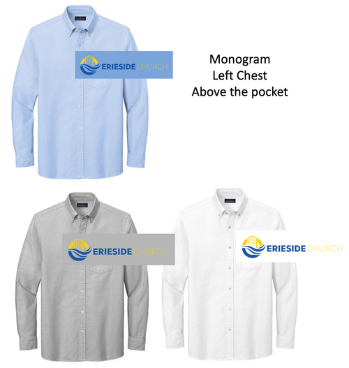 FULL BUTTON COTTON OXFORD SHIRT (ADULT) eriechmonoline