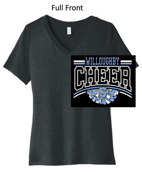 BLACK RELAXED LADIES TRIBLEND T-SHIRT  (LADIES) warch