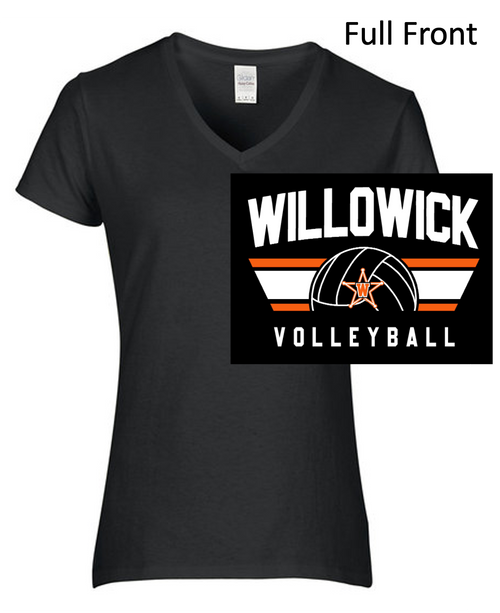 BLACK RELAXED LADIES TRIBLEND T-SHIRT  (LADIES) lanvol