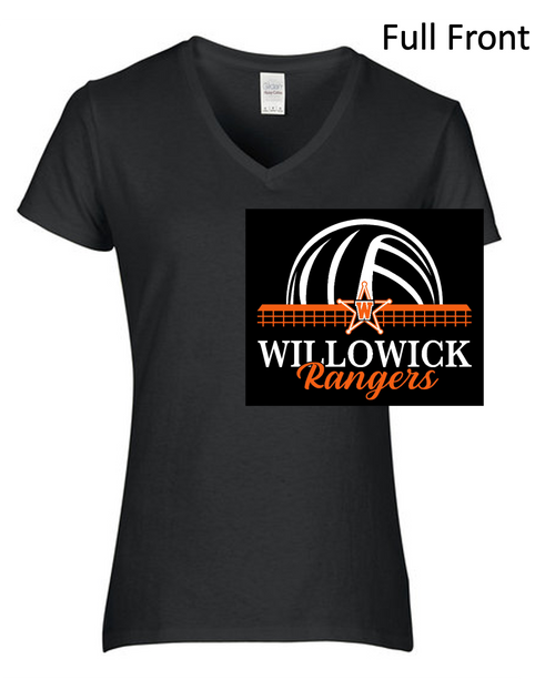 BLACK RELAXED LADIES TRIBLEND T-SHIRT  (LADIES) lanvol