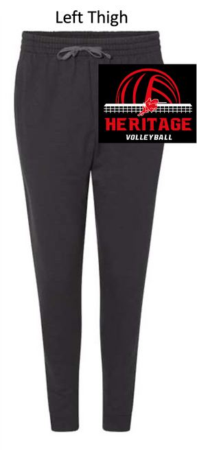 BLACK JOGGER WITH POCKET (YOUTH AND ADULT) heritvolthigh