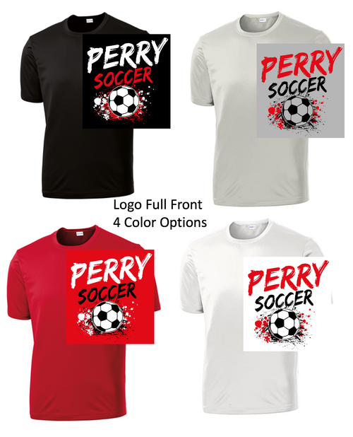PERFORMANCE TEE - SHORT SLEEVE (ADULT AND YOUTH) perrysocsplat